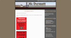 Desktop Screenshot of mcdermottauctionservice.com