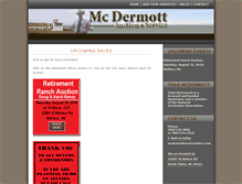 Tablet Screenshot of mcdermottauctionservice.com